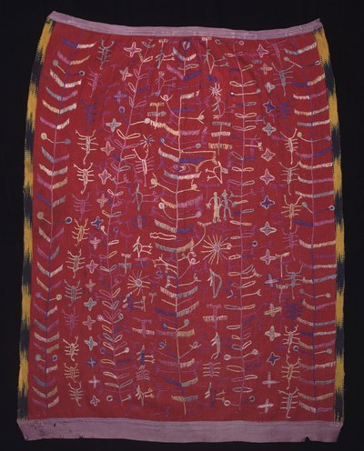 Cofradia textil, möjligen ett förkläde för en Kristusfigur, ca 1920-1940 (bomull och siden) av Mayan Mayan