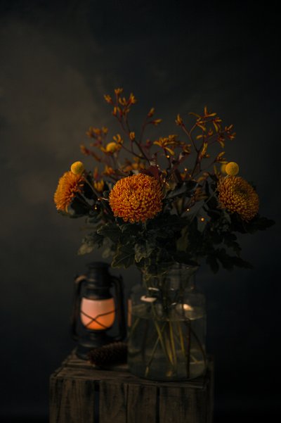 Höstblommornas glöd av Mayra Pama