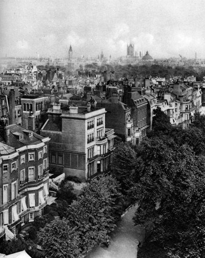 Hus längs Queens Walk, Green Park, London, 1926-1927. av McLeish