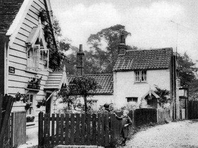 Timberstugor av Hadley Green, London, 1926-1927. av McLeish