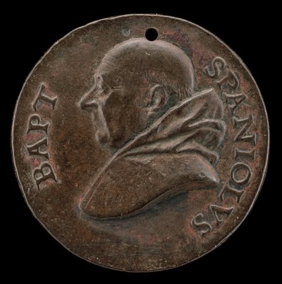 Battista Spagnoli av Mantua, 1447-1516, karmelitpoet [framsidan], ca. 1513. av Mea