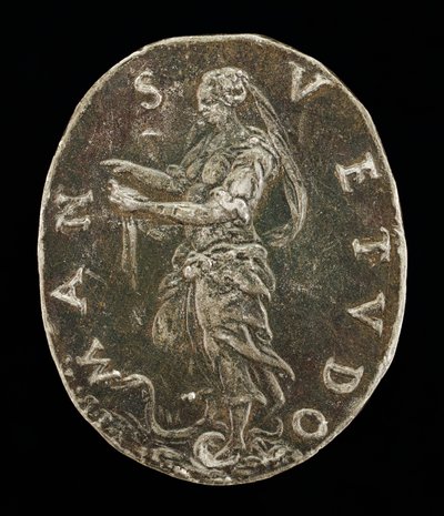 Mildhet som står på en orm [omvänt]. av Medallist T.R.