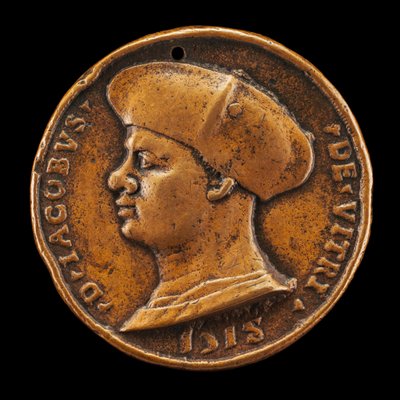 Jacques de Vitry-La Lière, död 1515, kanon, dekanus och kansler [framsidan], 1518. av Medallist of 1518