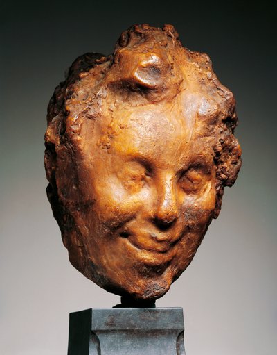 Rieuse (Den skrattande kvinnan), Medardo Rosso (1858-1928) av Medardo Rosso