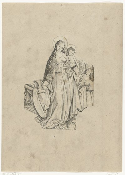 Mary med barn av Meester E.S.
