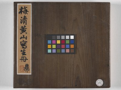 12 vyer av Huangshan (bläck på siden) av Mei Qing