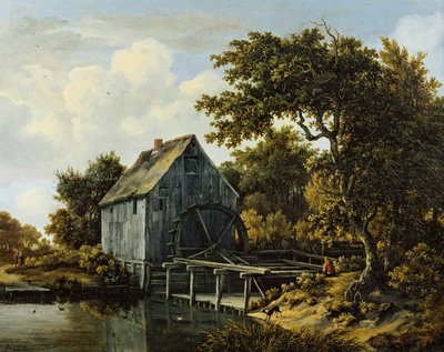 Danska: Vandmøllen The Watermill av Meindert Hobbema