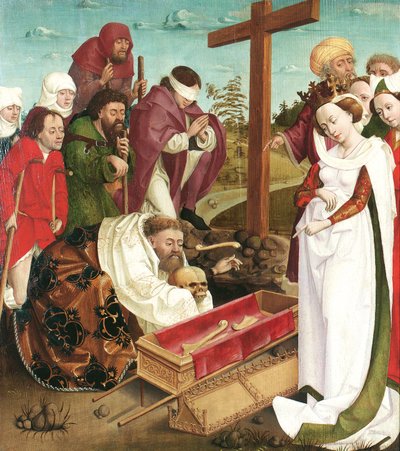 Överföring av benen i St. Oswald av Meister der Oswaldlegende