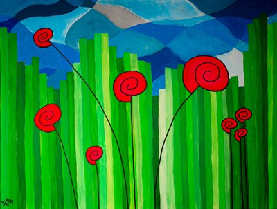 blomsterpinnar av Melanie Hermine Lichterfeld