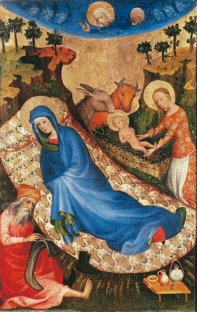 Nativity (tempera på panelen) av Melchior Broederlam