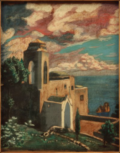 Capri (Ermitage på Anacapri) av Melchior Lechter