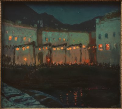 Nattmässa vid Gardasjön av Melchior Lechter