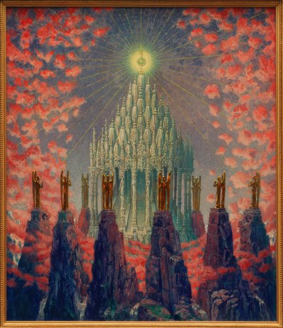 Shambhala - Ett inre vaket drömansikte av Melchior Lechter