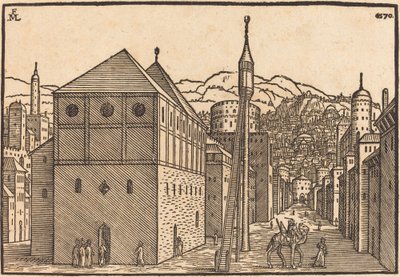 turkisk stad av Melchior Lorch
