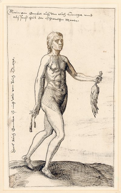 En kvinna från Gambia, 1583 av Melchior Lorck