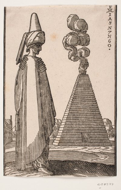 Klädd man av Melchior Lorck