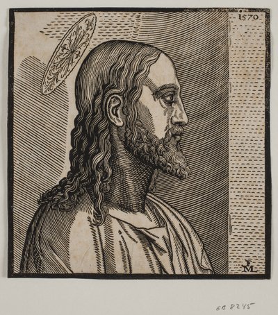 Porträtt av Kristus av Melchior Lorck