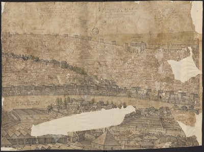 Prospekt av Konstantinopel, blad 16, Melchior Lorck, 1559 av Melchior Lorck
