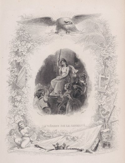 The Goddess Liberty, från The Songs of Béranger, 1829 av Melchior Peronard
