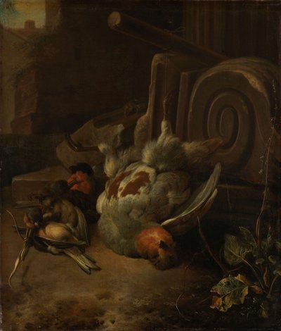 Döda fåglar av Melchior de Hondecoeter