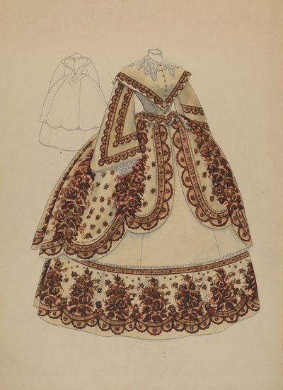 Klänning, c. 1936. av Melita Hofmann