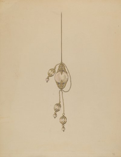 Hårprydnad, ca. 1937. av Melita Hofmann