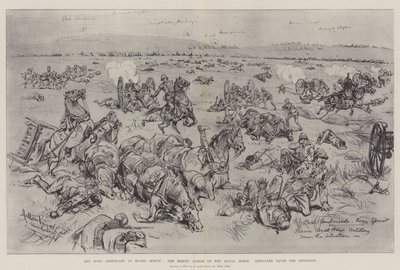 Boerambuskaden vid Koorn Spruit, den heroiska aktionen från Royal Horse Artillery räddar situationen av Melton Prior