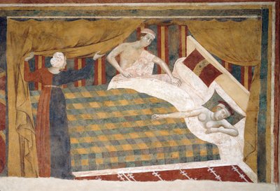 Scen för äktenskapet, ca 1306 av Memmo di Filippuccio