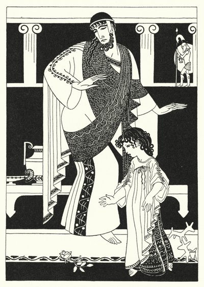 "Jag bryr mig inte om sådana rosor som denna!" ropade ringblomma (färg litho) av Merlyn Mann