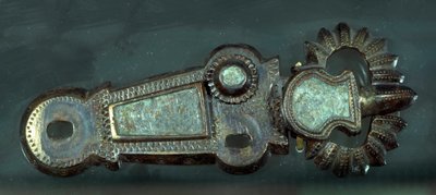 Merovingerkonst: bältesspänne. Paris, Musée Carnavalet av Merovingian