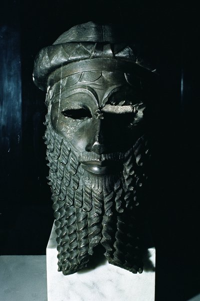 Chef för Sargon I (c.2334-2279 f.Kr.) 2334-2200 f.Kr. (koppar) (se även 187024) av Mesopotamian