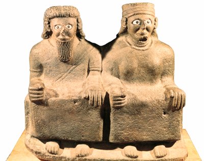 Gud Hadad och gudinnan Ishtar av Mesopotamian Mesopotamian