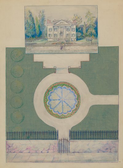 Coster House, ca. 1936. av Meyer Goldbaum
