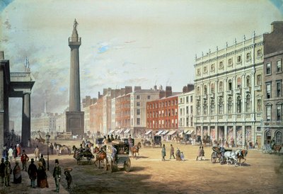 Sackville Street, Dublin av Michael Angelo Hayes