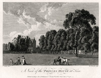 Utsikt över Princes House i Kew, 1776 av Michael Angelo Rooker