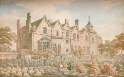 Marylebone Old Manor House: Garden Front, 1791, 1923 av Michael Angelo Rooker