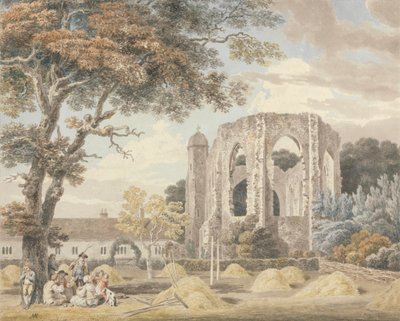 The Chapel of the Greyfriars Monastery, Winchester av Michael Angelo Rooker