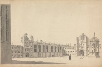 The Great Court, Trinity College, Cambridge av Michael Angelo Rooker
