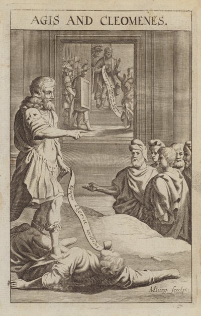 Agis IV och Cleomenes III, spartanska kungar av Michael Burghers
