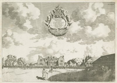 Bentley Hall: gravyr i kopparplåt, [1686] (tryck) av Michael Burghers