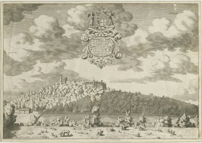 Dudley Castle: gravyr i kopparplåt, nd [1653-1686] (tryck) av Michael Burghers