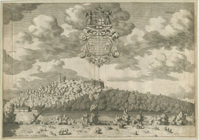 Dudley Castle: kopparplåtgravyr, nd [1653-1686] av Michael Burghers