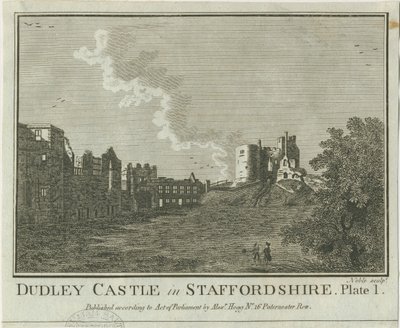 Dudley Castle: kopparplåtgravyr, nd [1653-1686] av Michael Burghers