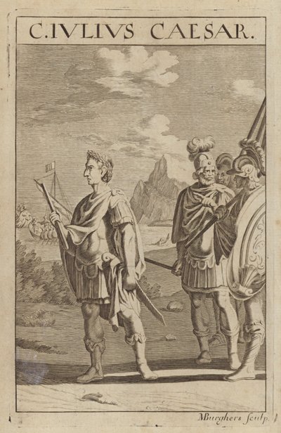 Julius Caesar, romersk statsman och general av Michael Burghers