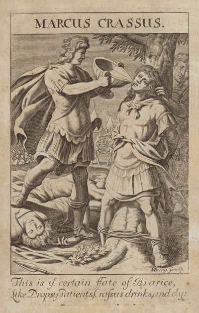 Marcus Licinius Crassus, romersk general och politiker av Michael Burghers
