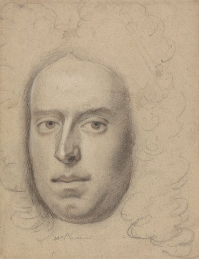 Porträtt av en gentleman (Mr. Rörmokare eller Plummer) av Michael Dahl