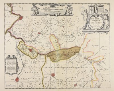Mechlinia dominium et Aerschot ducatus / auctore Michaele Flor. a Langren ... av Michael Floris van Langren