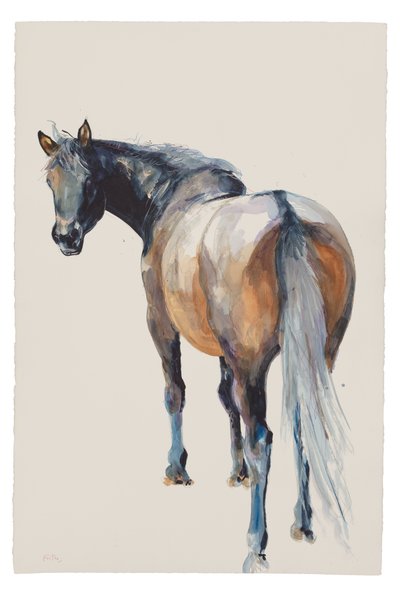 Utan titel, 2018 (akvarell på papper) av Michael Frith