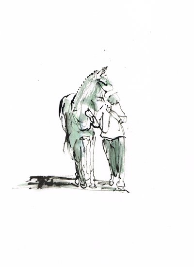 Utan titel, 2018 (akvarell på papper) av Michael Frith