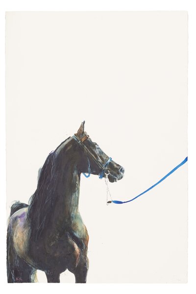 Utan titel, 2018 (akvarell på papper) av Michael Frith